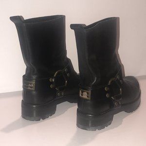 DOLCE & GABBANA - Like New Black Motorcycle Boots